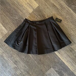 Polo Ralph Lauren Girls Size 16 Black Pleated Holiday Skirt - NWT